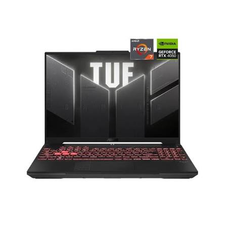 ASUS TUF GAMING A16 / FA607NUQ-RL014 /  AMD RYZEN 7 170 / DDR5 16GB RAM / 512GB SSD / RTX 4050 6GB / 16.0" WUXGA DISPLAY / DOS / GREY